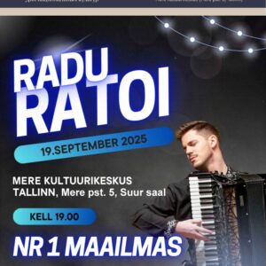19.09.2025 – Rahvuskultuuride päevad 2025: Moldova akordionisti Radu Ratoi kontsert